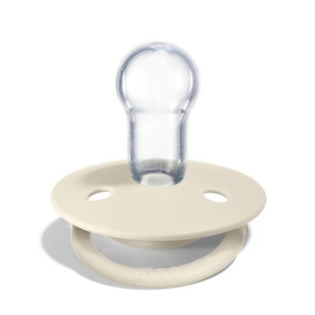 BIBS Соска-пустышка De Lux Silicone, 0-6 месяцев / цвет Ivory