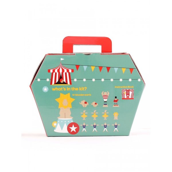 Kipod Деревянный набор-балансир Цирковое шоу