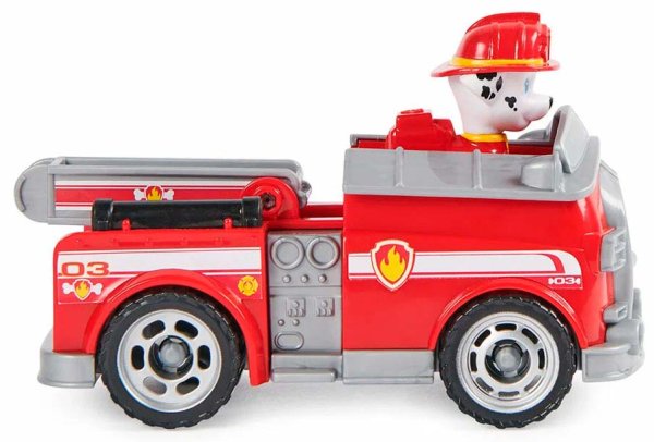 игрушка Paw Patrol Игровой набор Машинка с фигуркой Маршалл, 15 см