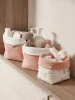 Корзины для хранения BUBA KIDS, 3 шт., Розовая кувшинка/пудра