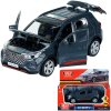 Машина металл chery tiggo 4 pro 12 см, двери, кап, баг,инер,темно-серый,кор. Технопарк 415037