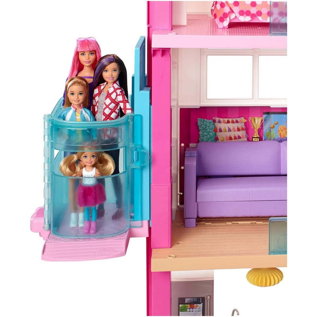 Кукольный домик с куклой типа Барби (0916)