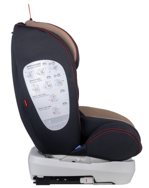 Farfello Автокресло детское KBH303 Isofix, 0-36 кг / цвет Черный-кремовый