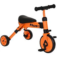 Pituso Велосипед трехколесный 2в1 "Букашка", складной / цвет оранжевый					