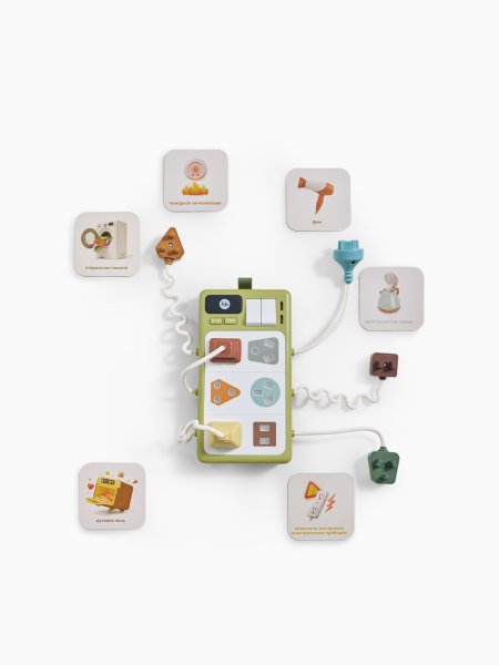Игрушка развивающая SOCKETS «СОКЕТС» (light green) light green