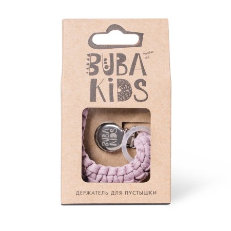 BUBA KIDS Плетеный держатель для пустышки Bibs / цвет Цветущий вереск