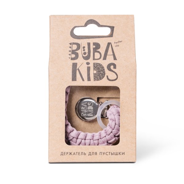 BUBA KIDS Плетеный держатель для пустышки Bibs / цвет Цветущий вереск