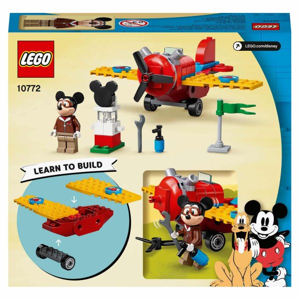 LEGO Disney Mickey and Friends Конструктор "Винтовой самолёт Микки", 59 деталей