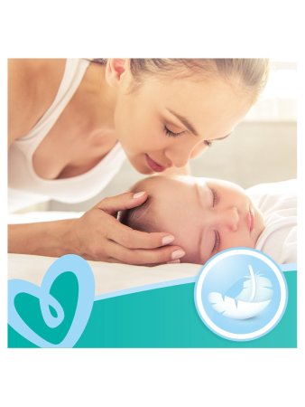 Pampers детские влажные салфетки fresh clean 2х52шт