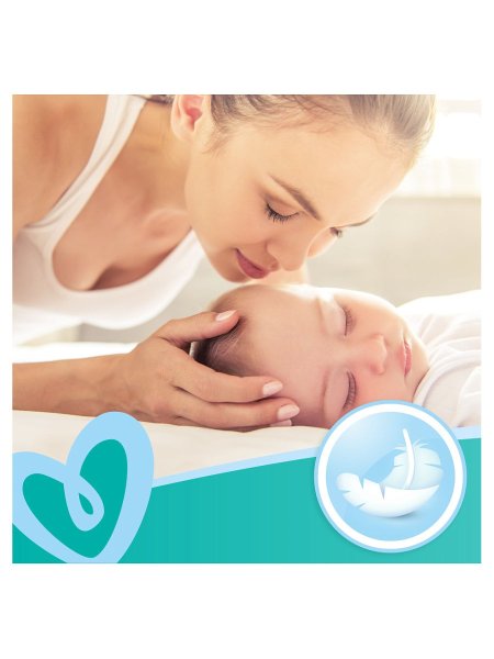 Pampers детские влажные салфетки fresh clean 2х52шт