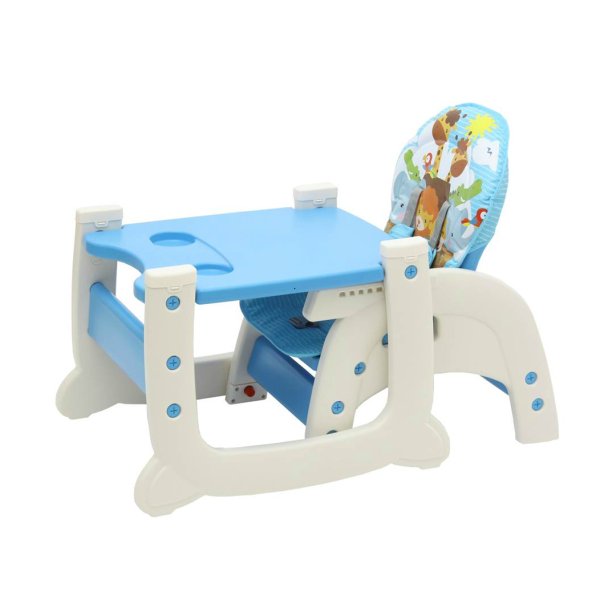 Polini kids стульчик-трансформер для кормления 460 / цвет синий