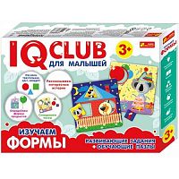 Ранок Детская развивающая игра IQ-club " Изучаем формы. Для малышей "