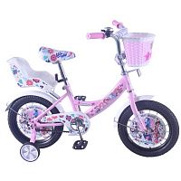 Enchantimals 283819 Велосипед детский 14" / цвет бело-розовый					