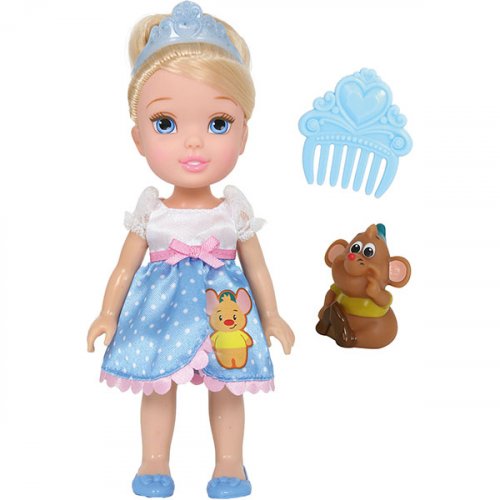 Кукла Принцессы Дисней Золушка-Малышка с питомцем 15 см