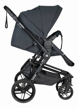 Farfello Коляска 3 в 1 Zuma Trio Comfort / цвет Total Black (черный)