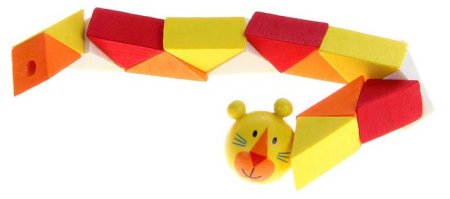 Головоломка логическая "Змейка - тигр"