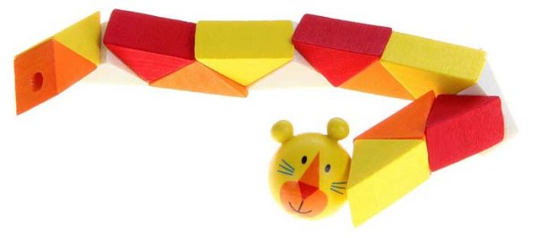 Головоломка логическая "Змейка - тигр"