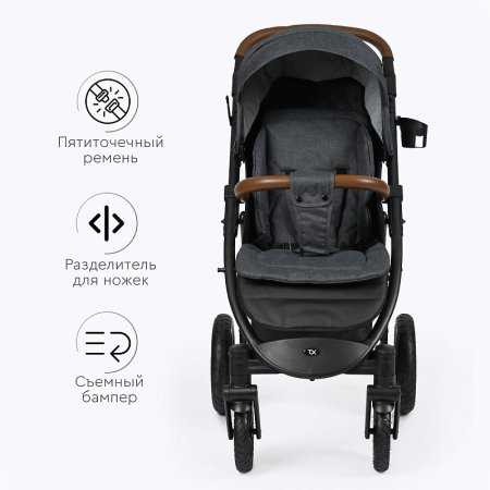Детская коляска Tomix Stella LUX (Dark grey)