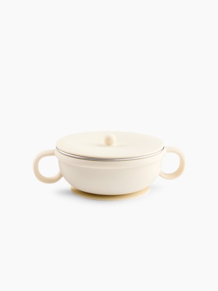 Тарелка с крышкой и ручками, 250 мл (cream)