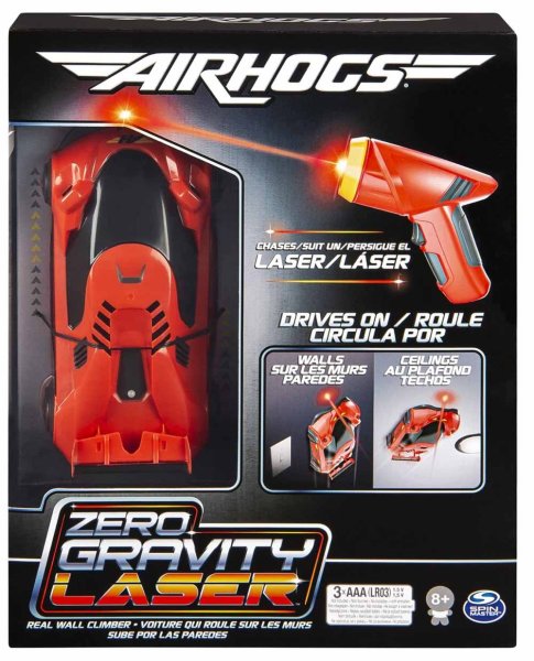 Air Hogs Машинка Zero Gravity / цвет красный