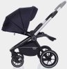 MowBaby Коляска 2 в 1 Zoom PU / цвет Silver Black (черный, рама серебро)