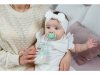 ROXY-KIDS контейнер для соски-пустышки "Слоник", с пустышкой/цвет зеленый