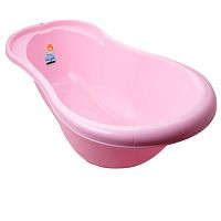 Ванночка Little Baby "Ангел" термометр 84 см (розовая)