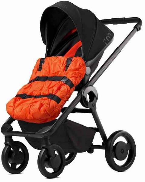 Anex Коляска 2 в 1 Quant / цвет lava (черный-оранжевый)
