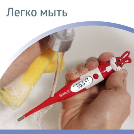 B.Well Термометр электронный WT-06 Flex Кролик