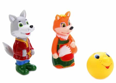 Капитошка Набор для ванны "Волк, Лиса и Колобок"