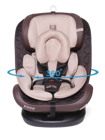 Babyсare Детское удерживающее устройство Shelter гр 0+/I/II/III, 0-36кг, (0-12лет) (ЭКО-Шоколадный/С