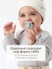 Happy baby  Соска-пустышка латексная, вишня, 6-12м /цвет light gray 13042