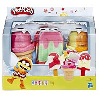 Play-doh игровой набор "холодильник с мороженым"					