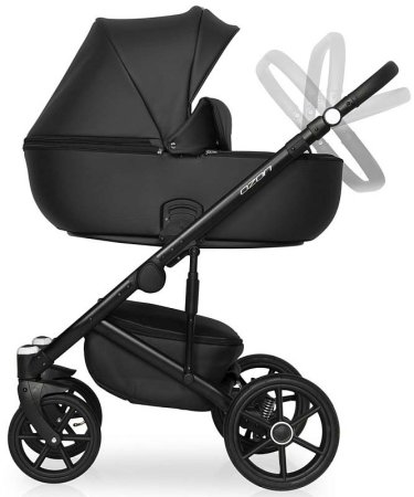 Riko Basic Коляска 2 в 1 Ozon / цвет 06 черный