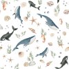 Adam Stork Шапочка с узелком трикотажная / цвет Marine Life