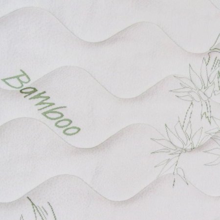 Boom baby матрас "кокос латекс bamboo" / цвет белый (чехол bamboo с листиками)