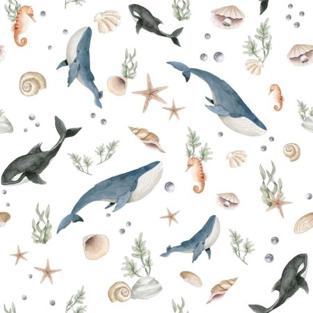 Adam Stork Шапочка с узелком трикотажная / цвет Marine Life