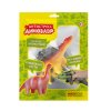 Maxitoys Игрушка-сквиш Антистресс-Динозавр Стегозавр, 15 см, в красочном пакете с окошком