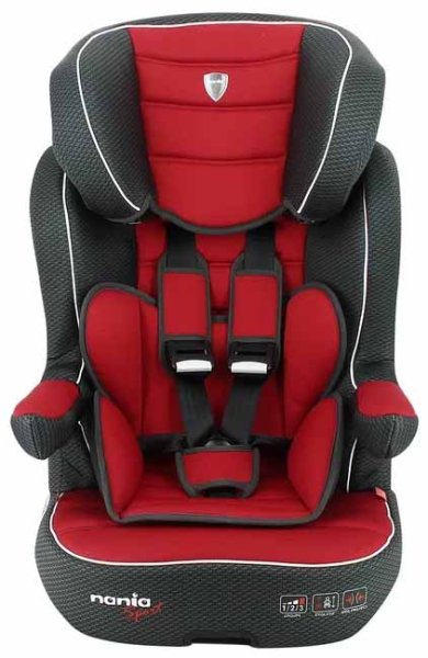 Nania Автокресло Imax Isofix Racing Luxe (9-36 кг) / Ruby (красный)