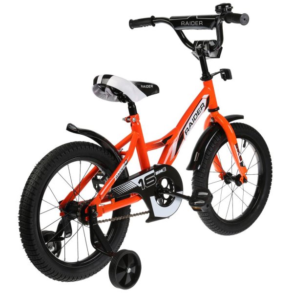 Raider 283727 Велосипед детский 16" / цвет оранжево-черный