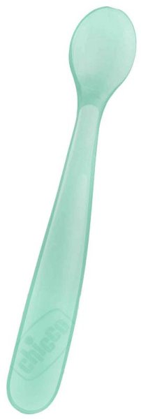 Chicco Ложка мягкая силиконовая, с 6 месяцев, 2 штуки / цвет голубой