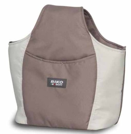Riko Basic Коляска 2 в 1 для двойни Saxo / цвет 03 бежевый-коричневый