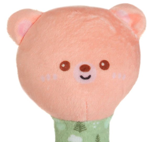 Крошка Я Игрушка-пищалка "Мишка", с погремушкой