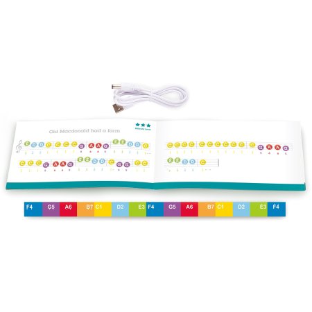 Hape Музыкальная игрушка Пианино с табуреткой / цвет  красный