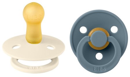 Bibs Набор пустышек Colour, 0-6 месяцев: Ivory/Petrol