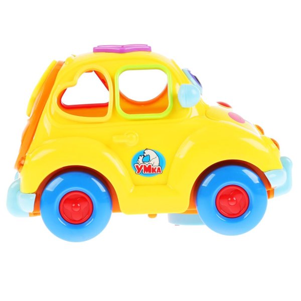 Умка Развивающая игрушка Машинка-сортер 296121 / цвет желтый