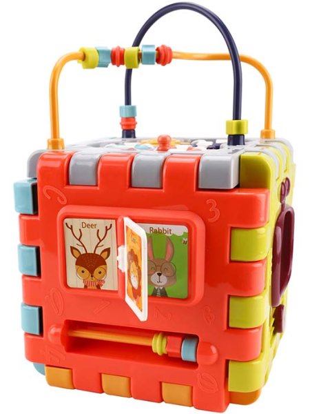 Рыжий кот Музыкальный развивающий куб