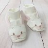 Little Star Пинетки "Лапочка Дочка", трикотаж / длина стопы 12 см / 6-12 месяцев
