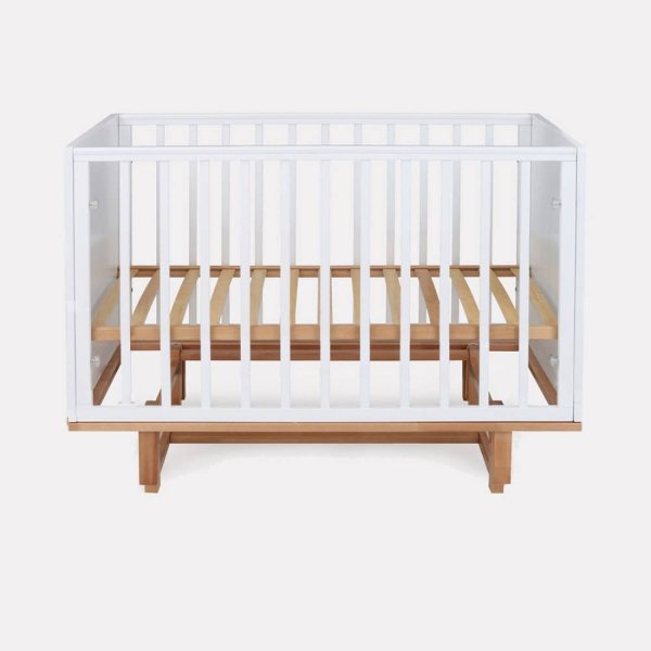 Rant Кроватка Bamboo, маятник / цвет Cloud White (белый)