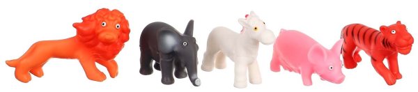 Крошка Я Набор резиновых игрушек для ванны «Животные»